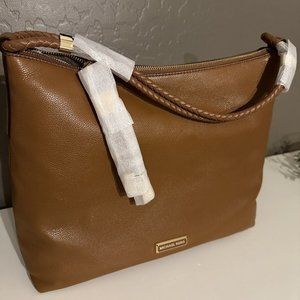 MICHAEL Michael Kors Lexington Large Shoulder Brown Handbag NEW